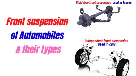 Front Suspension System Of Vehiclestrucksbusescars Youtube