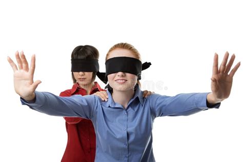 Blind Leading The Blind Stock Photo Image Of Unsure 55691132