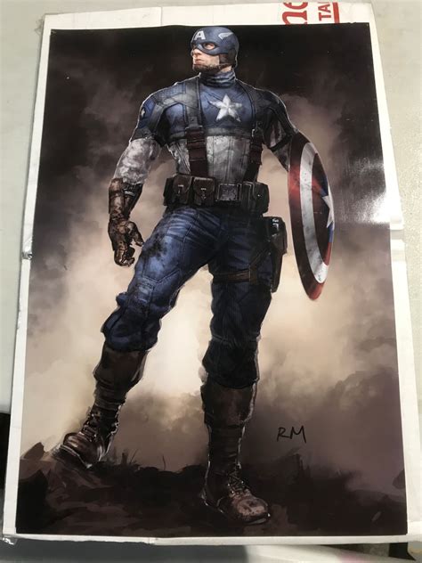 Captain America The First Avenger 2011 Production Used Concept Art