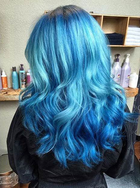 21 Bold And Beautiful Blue Ombre Hair Color Ideas Stayglam