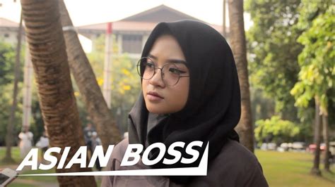 how dangerous is indonesia for women [street interview] asian boss youtube