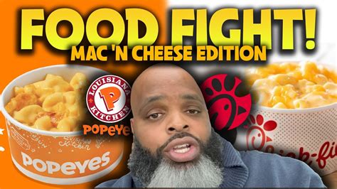 Popeyes New Mac N Cheese Vs Chick Fil A Mac N Cheese Food Fight Youtube