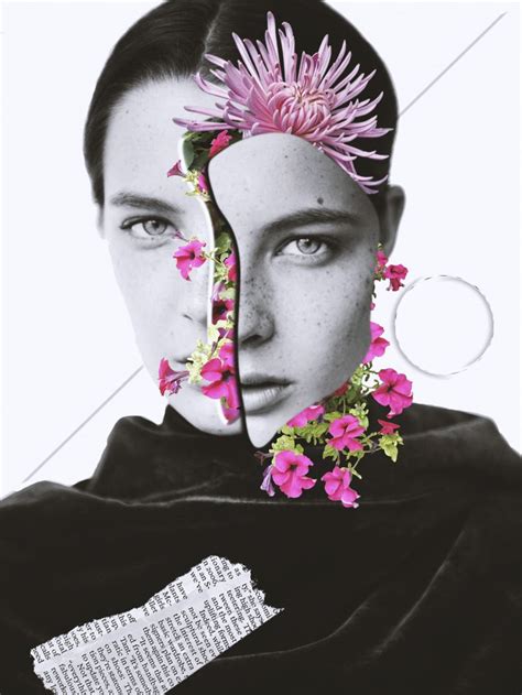 Digital Fashion Collages By Mouhcine Laghzal Collage Portrait