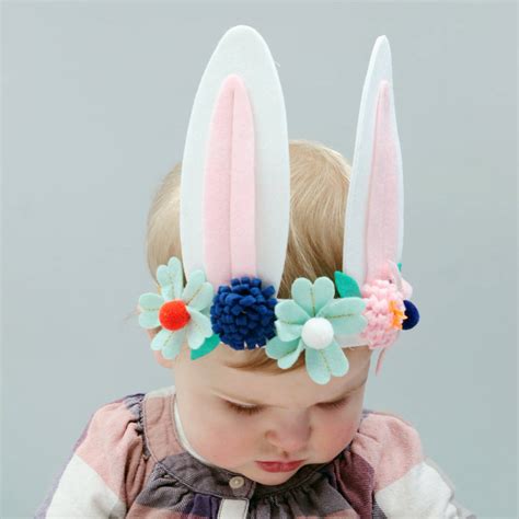 Easter Felt Bunny Rabbit Headband By Postbox Party