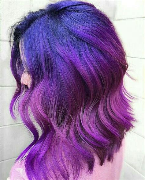 purple hair purplehair Цветные прически Идеи причесок Окрашивание волос