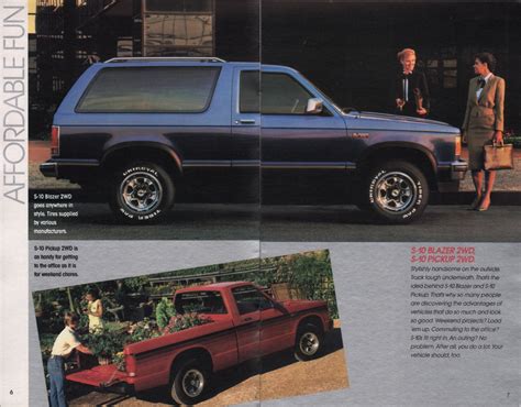 Gm 1987 Chevrolet Sales Brochure