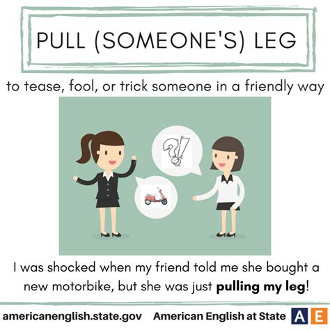 Expression Pull Someones Leg English Phrases Idioms English