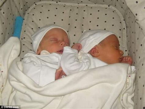 Twin Boys One With Dark Skin The Other White