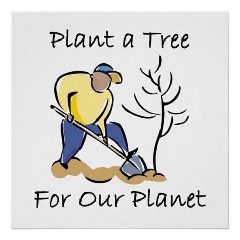 Plant A Tree Poster 1000 Earth Poster Save Earth
