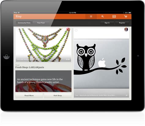 Official Etsy App Debuts On iPad