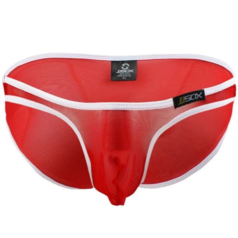 men sexy sheer mesh briefs bikini sissy bulge pouch g string thongs underwear ebay