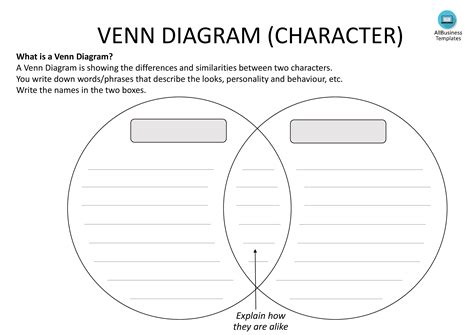 Venn Diagram template with lining | Templates at allbusinesstemplates.com