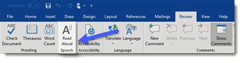 New Read Aloud Options In Outlook Word Bruceb Consulting