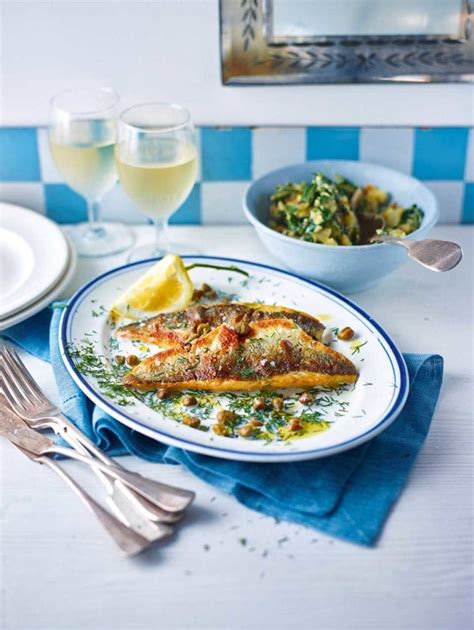 Sea Bass With Potatoes And Swiss Chard Recipe Delicious Magazine