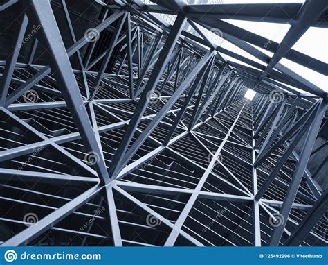 Steel Construction Metal Frame Pattern Architecture Detail Background