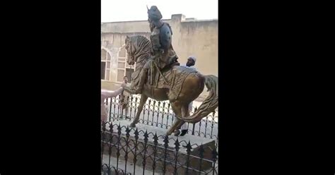 Pakistan Sikh Ruler Maharaja Ranjit Singhs Statue Vandalised In Lahore