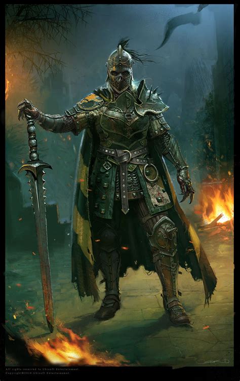 Concept Art Done For Apollyon In Ubisofts For Honor Concept Art