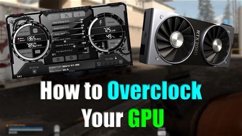 gpu overclocking guide rtx 2060 overclock tutorial youtube