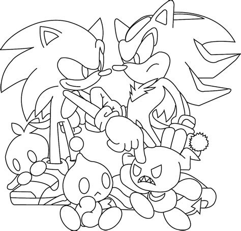 Sonic Y Sus Amigos Para Colorear Imagui
