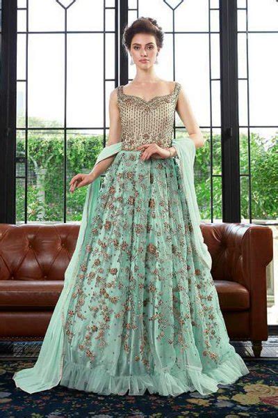 Check out our party wear anarkali selection for the very best in unique or custom, handmade pieces from our dresses shops. Partywear Floral Anarkali Gown - Anarkali Suits Salwar ...