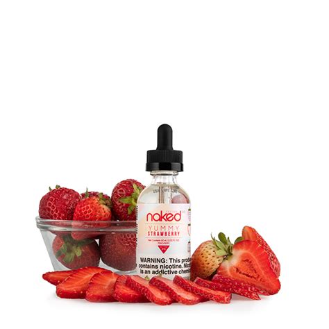 yummy strawberry by naked 100 e liquid 60ml vape official