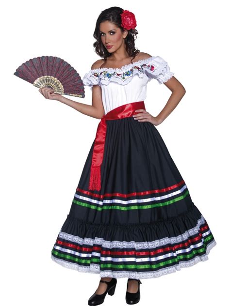 Authentic Sexy Wild West Western Mexican Senorita Ladies Fancy Dress