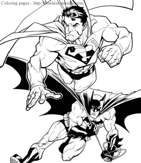 Free coloring pages of batman and superman. Batman and superman coloring pages