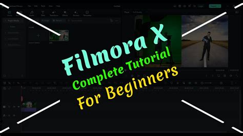 Filmora X Complete Video Editing Tutorial For Beginners In Hindi