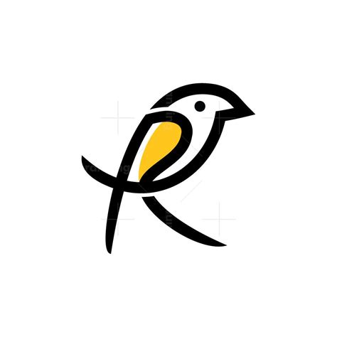 Letter R And Bird Logo Design Bird Logos Cal Logo Pluto The Dog Tat