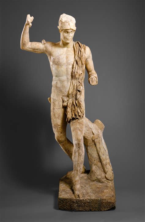 Ancient Greek Soldier Statue