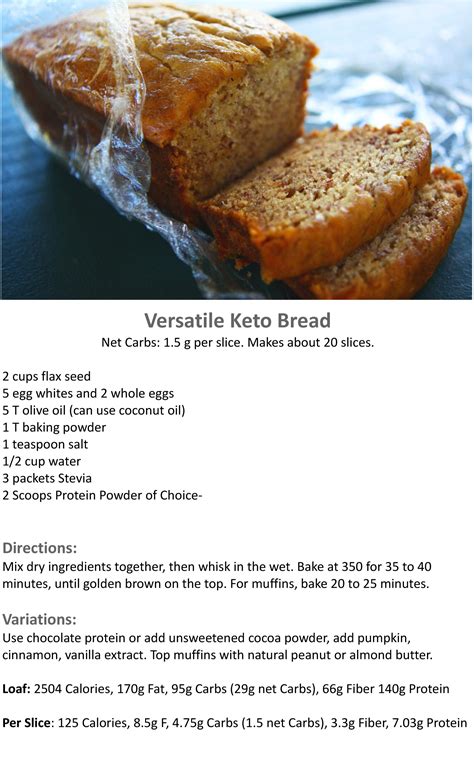 Alright, now that you're familiar with the ingredients let's move on to recipes, which is probably first keto bread recipe. Versatile-Keto-Bread | Low Carbe Diem
