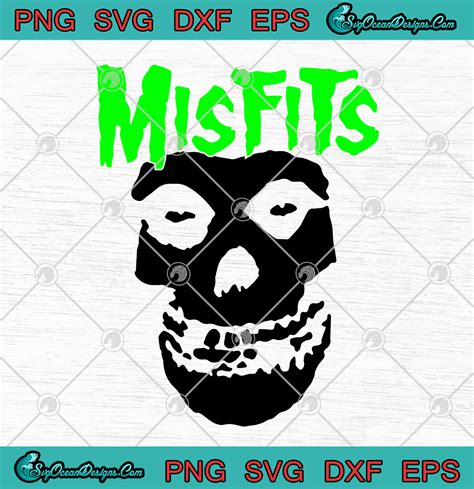 Misfits Legendary American Punk Rock Band Stars Svg Png Eps Dxf