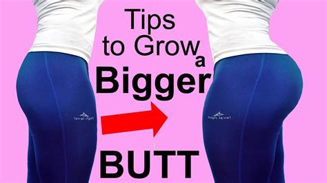 Grow Bigger Butt6 Tips To Get A Bigger Buttocks Fastfood Andexercises
