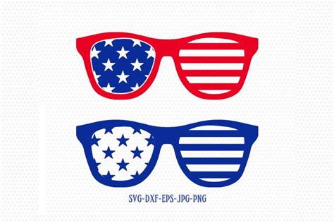 Usa America Sunglasses Svg Fourth Of July Svg 4th Of July