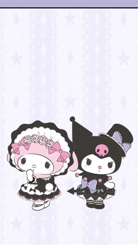 Kuromi And My Melody Background Carrotapp