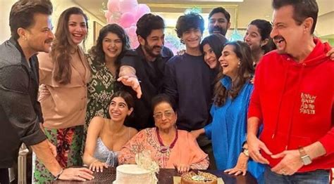 Inside Anil Kapoors Mom Nirmal Kapoors Birthday Celebration Janhvi Kapoor Has ‘fomo As She
