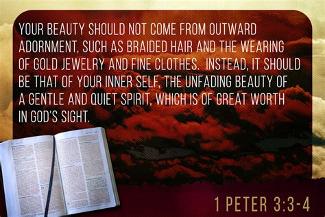 The author identifies himself as peter, an apostle of jesus christ and the epistle is traditionally attributed to peter the apostle. Memorize Scripture: 1 Peter 3:3-4 - JeffRandleman.com
