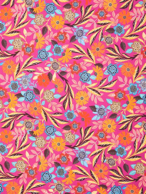 Dashwood Studio Bright Floral Print Fabric At John Lewis And Partners