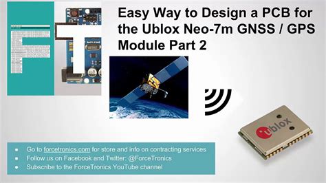 Easy Way To Design A Pcb For The Ublox Neo 7m Gnss Gps Module Part 2