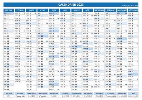 Num Ro De Semaine Liste Dates Calendrier Le Calendrier