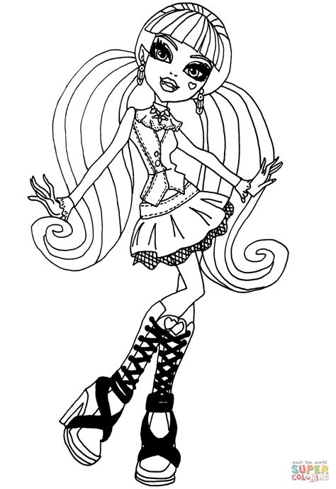 Come back every day and enjoy this handpicked selection of the best web games. Cool Draculaura coloring page | Free Printable Coloring Pages
