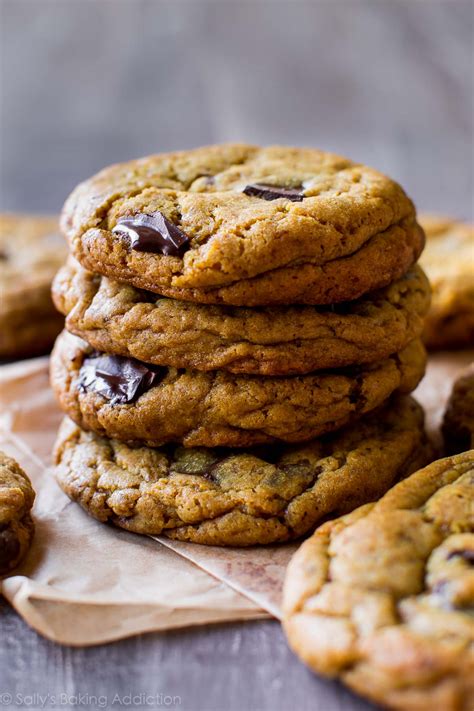 Chewy Chocolate Chip Cookies With Less Sugar Sallys Baking Addiction