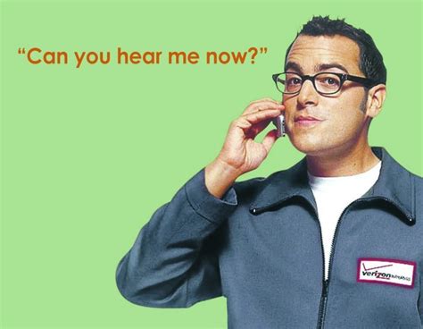 ‘can You Hear Me Now Guy Switches From Verizon Communications Inc