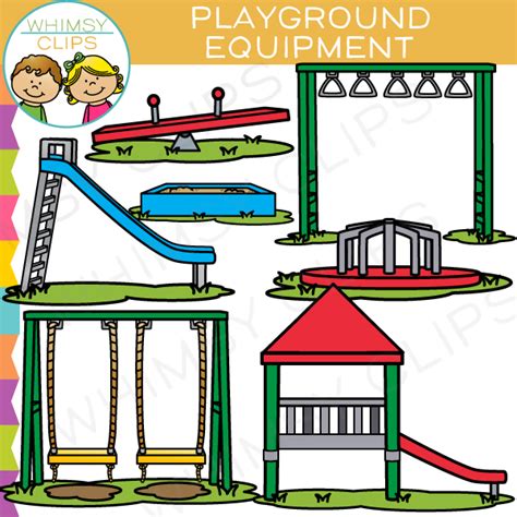 Playground Equipment Clip Art Images And Illustrations Whimsy Clips