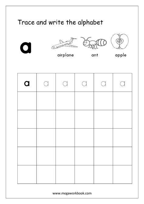 It shows how to write the letter and the sound. tracing small alphabets worksheets free printable | Alphabet writing worksheets, Alphabet ...