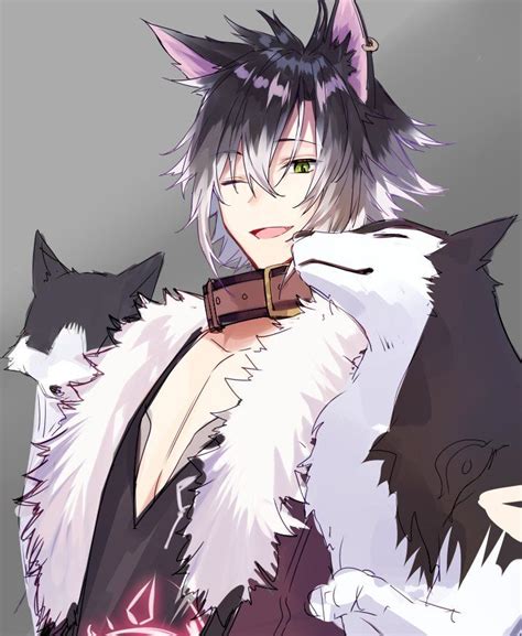 由夜🌳ブラ騎士①発売中⚔️ On Twitter Anime Cat Boy Wolf Boy Anime Anime Furry