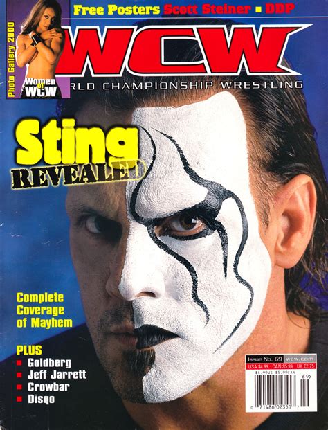 Sting Revealed Wcw Magazine 69 January Wcw Worldwide