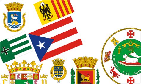 Puerto Rican Flags And Coats Of Arms Heraldry Of Puerto Rico Vector