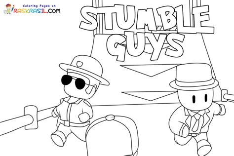 Plantillas De Stumble Guys Para Imprimir Y Colorear