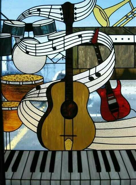 Pin By Pinner On Dar La Nota Music Painting Glass Painting Piano Art